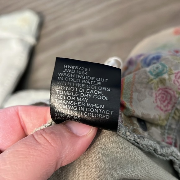 JOHNNY WAS CATALINA COTTON BOYFRIEND JEANS SIZE 27 - Picture 12 of 16